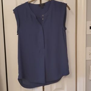 BOGO FREE! J. Crew slate blue sleeveless shell size 2